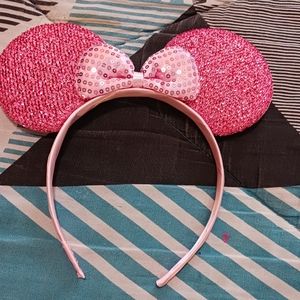 Pink Minnie ears